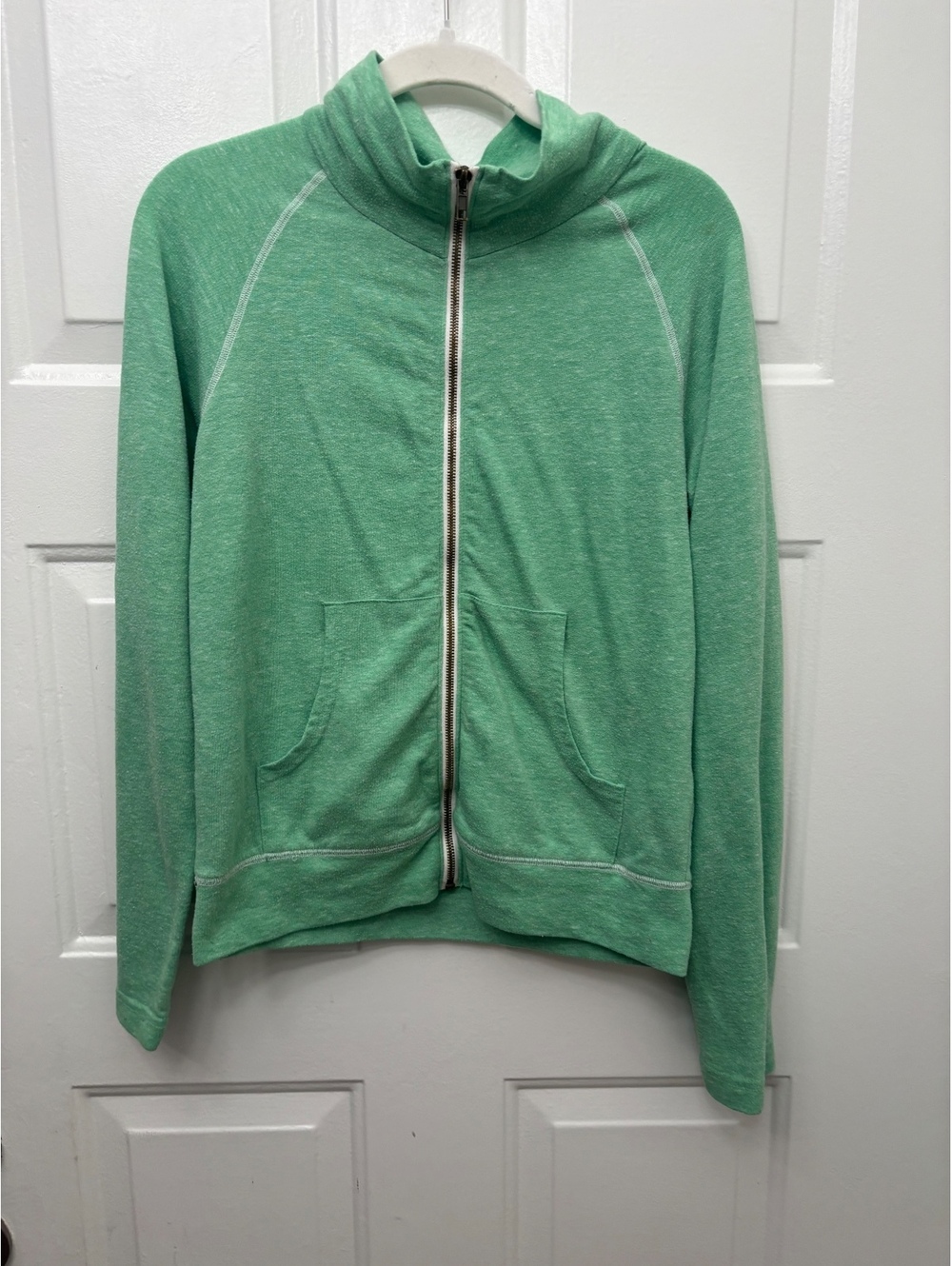 Free people Green Full Zip Hooded Jacket Size S/P